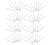 Didiseaon 50pcs White Rhinestones Wax Picker Pencil for Nail Art Dotting Tool Self-adhesive Rhinestone Embroidery Pen DIY Manicure Supplies for Home Salon