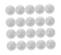 Didiseaon 50pcs White Solid Polystyrene Foam Balls DIY Craft Spheres for Holiday Decorations School Art Projects Wedding Ornaments and Painting Activities