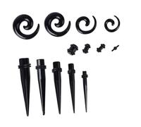 Didiseaon 54Pcs Durable Ear Expansion Set Premium Acrylic Auricle Tools for Safe Piercing Individually Packaged Ear Accessories for Personal Use and