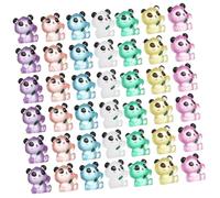 Didiseaon 56pcs Mini Glow Dark Resin Panda Figurines Tiny Animal Sculptures for Garden Decor Theme Party Micro Landscape DIY Craft Accessories