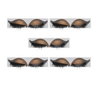 Didiseaon 5pairs Lazy Eye Shadow and Lash Stickers Set Pre-cut Eyeshadow False Lash Combo for Cosplay Instant Press Temporary Makeup Tool for Women