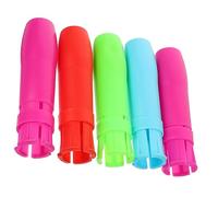 Didiseaon 5Pcs Adjustable Chalk Clip Holder Water Soluble Plastic Chalk Extender for Teachers Students and Classrooms Practical Clamp to Reduce and Enhance Creativity Random Color