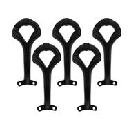 Didiseaon 5PCS Black Ceiling Fan Blade Mount Bracket Support Arms Aluminum Shell-Style Fan Blade Mounting Replacement for Indoor Home Repair and Maintenance