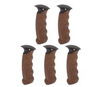 Didiseaon 5pcs Cork Hiking Stick Handles Replacement Non-slip Trekking Pole Grip for Walking Sticks Sturdy Soft Cork Handgrips for Outdoor Hiking and Ski Trekking