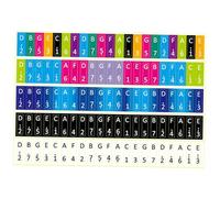 Didiseaon 5pcs Decorative Kalimba Stickers for Thumb Piano Note Adhesive Labels Easy to Use Introductory Markers for Beginners Safe Material No Residue