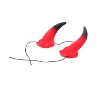 Didiseaon 5pcs Detachable Bull Horn Headband Devil Horns Hair Hoop for Halloween Cosplay Gothic Costume Accessory for Adults and Party Dress Up