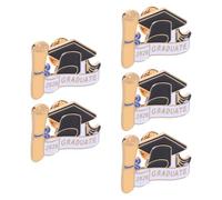 Didiseaon 5pcs Doctoral Cap Graduation Brooch Graduation Enamel Pins for Jackets Scarves Bags Commemorative Lapel Pin for Her
