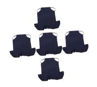 Didiseaon 5pcs Double Chicken Apron Saddle for Hens Poultry Back Protector with Secure Fastener Full Coverage Against Pecking Sun Moisture and Wind for Farm and Backyard Use