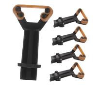 Didiseaon 5pcs Elastic Rubber Pool Cue Tip Fastener Clamp for Precise Snooker Cue Maintenance and Repair User-friendly Tip Aligner for Enhanced Shot Accuracy