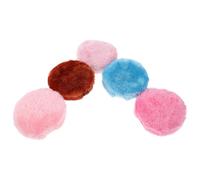 Didiseaon 5pcs Long-pile Dry Powder Applicators for Women Reusable Makeup Setting Loose for Face Make for Party Festival Daily Use