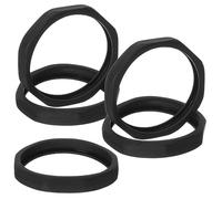 Didiseaon 5pcs Microphone Drop Rings Durable Plastic Mic Protection Circles for Ktv Bars Stages Easy to Clean Handheld Microphone Accessories Non Slip Design for Enhanced Performance