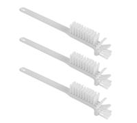 Didiseaon 5pcs Microwave Cleaning Tool with Ergonomic Handle and Angled Head, Flexible Detailing Brush for Kitchen Appliance Cleaning, Tile Grout, and Air Fryer Maintenance in Daily