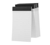 Didiseaon 5pcs Mini Dotted Notepad Portable Self Stick Dot Grid Paper Pads with Thick Cardboard Backing Compact Jotter Cards for Architects Journals Office and Home Supplies