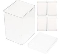 Didiseaon 5pcs Model Display Box Pet Figure Doll Display Case Not Easily Broken Protective Storage for Collecting Figure Models