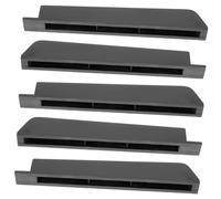 Didiseaon 5Pcs Piano Black Keys Parts Sturdy Piano Keytops Replacement Plastic Keyboard for Musician