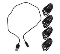 Didiseaon 5PCS Pin Magnetic Charging Cable for Smartwatch USB Fast Charge Magnetic Power Cord Compatible with Phone Watches and Smart Bands Portable for Travel Home Outdoor Use