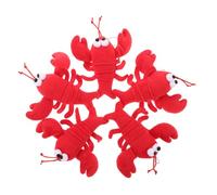 Didiseaon 5pcs Plush Lobster Crab Keychains Soft Fluffy Bag Charms for Handbags Backpack Accessories Unique Decorative Gifts for Women