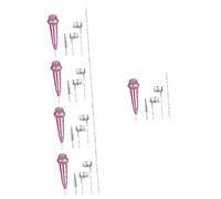 Didiseaon 5pcs Portable Vocal Microphone Miniature Microphone for Voice Recording Tiny for Smartphone Small for Phone Recording Mini Mic for Mobile Use