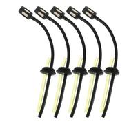 Didiseaon 5pcs PVC and Abs Fuel Hose Line Tube for Lawn Mower Small Engine, Easy to Use and Resist Oil and Gas, Suitable for Petrol Lawn Mowers and Grass Trimmers