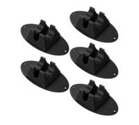 Didiseaon 5pcs Scooter Storage Stand Floor Holder for Kick Scooters and Balance Bikes with Dotted Texture Plastic Pad, Prevents Tipping and Shifting, for Storage Garages and Schools