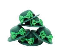 Didiseaon 5Pcs St Patrick's Day Wine Bottle Hats EVA Cloth Wine Bottle Decor for Ireland Party Celebration