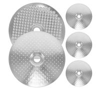Didiseaon 5pcs Stainless Steel Espresso Puck Screens Od with Center Reusable Coffee Filter Mesh Disks for Portafilter Basket Thermal Performance Precise Filtration for Richer Flavor