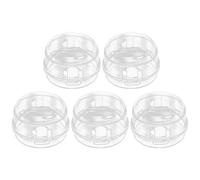 Didiseaon 5pcs Stove Knob Covers Plastic Universal Kitchen Safety Guards with High Temperature Resistance and Accident Prevention for Home Decoration Protecting Babies and Reduced Mobility