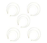 Didiseaon 5pcs Three-layer Headband Goddess Costume Headband Headpiece Crown for Women Goddess Crown Women Hairband Golden Iron