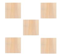 Didiseaon 5pcs Unfinished Wood Panel Boards Photo Frames for DIY Crafting, Natural Beige Synthetic Material, Suitable for Imagination Cultivation and Watercolour Decoration