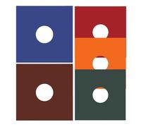 Didiseaon 5pcs Vinyl Record Bag Record Outer Protector Sturdy Easy to Open Paper Material Assorted Color