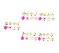 Didiseaon 5sets 2.4 Inch Hair Clip 12 Colors Mixed Boys and Girls Hawaiian Fancy Dress Accessory 24pcs*5
