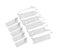 Didiseaon 5sets Invisible Drawer Locks for Boy Girl Safety Kitchen Cabinet Boy Girl Locks Strong Adhesive Childproof Latches for Countertop Cupboards Furniture