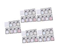Didiseaon 5sets Makeup Face Jewels Self Adhesive Rhinestones Face Gems Stickers Festive Decor Perfect for Parties Events 8sheets*5