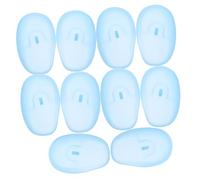Didiseaon 6 Pairs Silicone Ear Protectors for Hair Dyeing Reusable Ear Covers with Fit for Salon and Home Hair Styling Chemical Barrier Earmuffs From Dye Bleach and Perm Irritation
