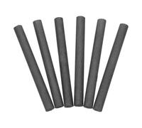 Didiseaon 6 Pcs Graphite Electrode Carbon Rod for Electrochemical Experiments and Industrial Scenarios, Black Graphite Stick with Chemical Stability and Uniform Current Distribution, Easy