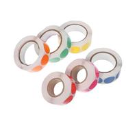 Didiseaon 6 Rolls Dot Stickers of Color Coding Labels Labels Roll Vibrant Adhesive Dot Stickers for Organizing Marking DIY Projects Easy to Use