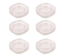 Didiseaon 6 Sets Refillable Empty Eyeshadow and Blush Palettes with 42mm Removable Aluminium Pans, Matte Frosted Finish, Scratch-resistant Plastic Exterior, Silent Open/close Mechanism,