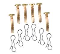 Didiseaon 6 Sets Stainless Steel Shear Pins and Cotter Pins Replacement for Snow Blower Wear Resistant Snow Sweeper Accessories for ATV Plow and Cycle Country Easy Installation Winter Gear