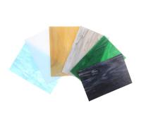 Didiseaon 6 Sheets Colored Glass Fragment Sheets for DIY Art Works and Home Decor, Easy to Use Iron, Ribbon, and Plastic Materials, for DIY Craft Lovers and Stained Glass Mosaic Projects