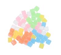 Didiseaon 60 Pcs Simulation Sugar Adornment for DIY Phone Case Decor Sugar Cube Accessories Yellow Pink Orange White Blue Green for Craft Projects and Creative Designs