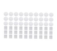 Didiseaon 60pcs Matte Eyeshadow Palette Metal Stickers Empty Eye Shadow Box Diy Palette Adhesive