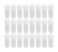 Didiseaon 60pcs Plastic Test Tubes with Screw Cap 5ml Sealed and Leak-proof Vial Tubes for Laboratory Sample Storage and Secure Distribution