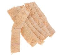 Didiseaon 6pcs Artificial Thatch Grass Roof for Miniature Model of Natural Straw Thatch for DIY Fairy Garden and Diorama Creative Crafting