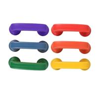 Didiseaon 6pcs Assorted Colour Plastic Reading Phones Speech Therapy Toy for Children and Adults Lightweight Abs Material Classroom Use Enhancing Communication Skills and Auditory Feedback