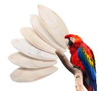 Didiseaon 6pcs Bird Cuttlebone Chew, Natural Bird Cuddle Bone Cuttlefish Bone for Parrot Cockatiel Budgie Tortoise Reptile Turtle Snails Parakeet Treats Supplies