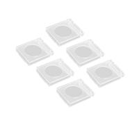 Didiseaon 6pcs Button Cover Switch Protector Set, Dustproof Embedded Push Button Lid, Sturdy Wall Switch Protection for Home and Office Use (33x28x6mm Hole Diameter 19mm