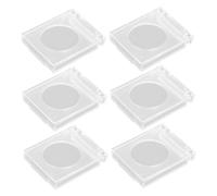 Didiseaon 6pcs Button Switch Cover and Push Button Protector 33x28x6mm 19mm Aperture Suitable for Wall Switches in Industrial Use