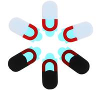 Didiseaon 6pcs Camera Privacy Slide Covers for Phone, Laptop, Tablet - Black White Set, Ultra-thin Webcam Protective Patch for Electronic Devices, Anti-peeping Shield