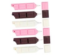 Didiseaon 6pcs Chocolate Shaped Ballpoint Pens Fun Cartoon Aesthetic Stationery for School Office and Party Supplies Unique Writing Tools with Reliable Performance and Whimsical Design