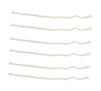Didiseaon 6pcs Cotton Kerosene Oil Lamp Wicks with Glass Tube Holder for Outdoor Patio Camping Torch Lamps DIY Replacement with Leak Preventing Gasket for Stable Burn and Cozy Ambiance